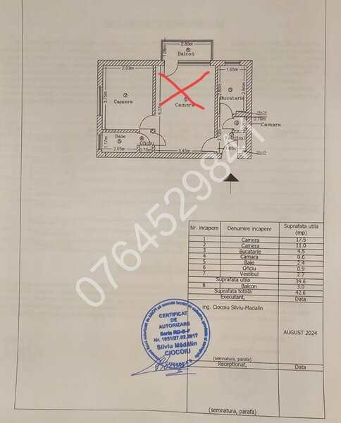 Floreasca, Barbu Vacarescu, Str. Johann Sebastian Bach la 12 minute metrou.